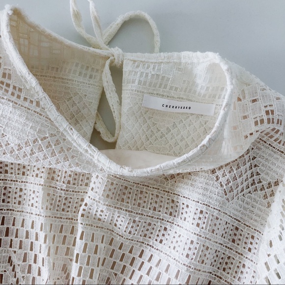 Korean Cherrykoko Lace Midi Dress - Picture 7 of 7